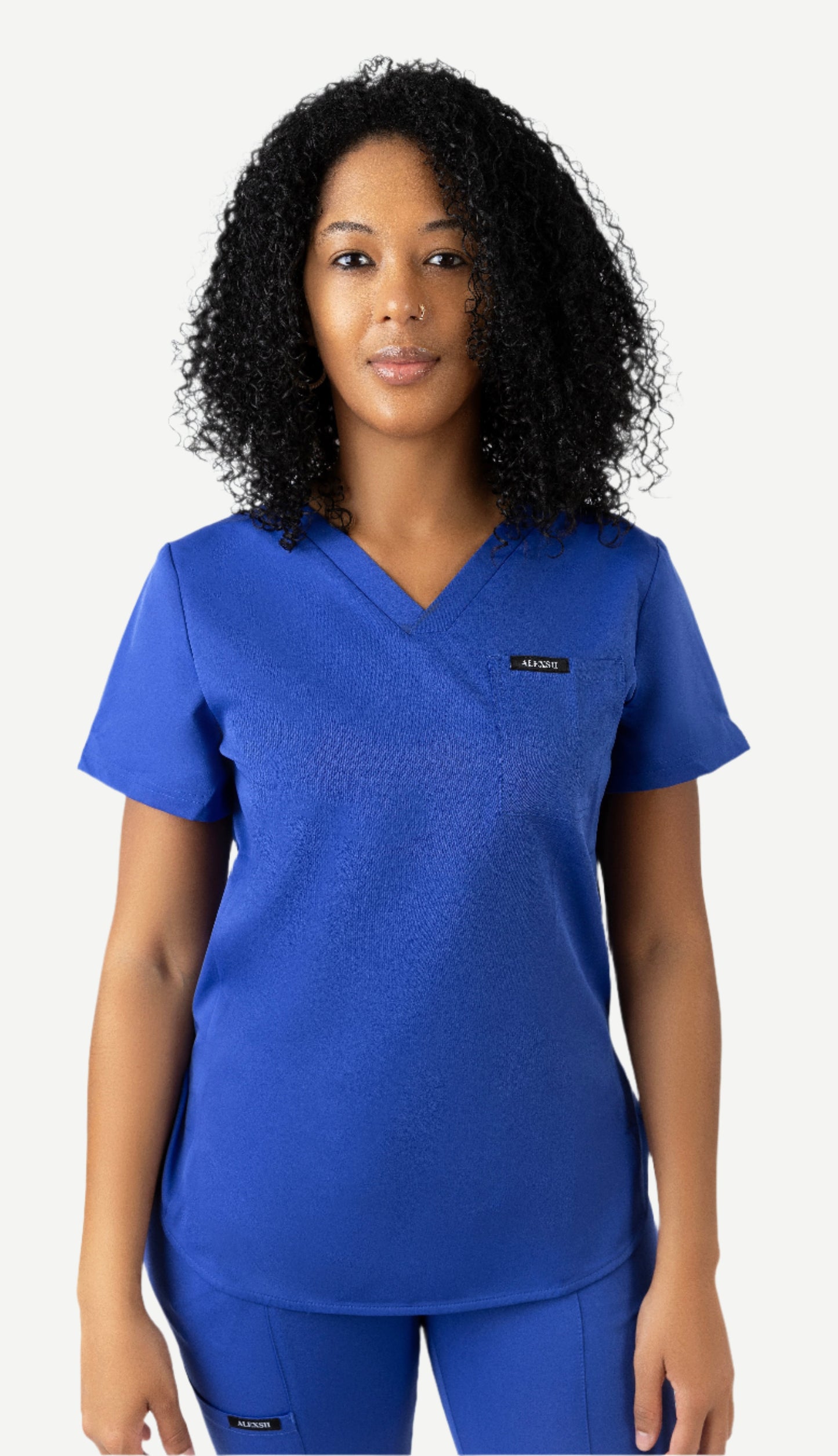 One Pocket V-Neck Scrub Top