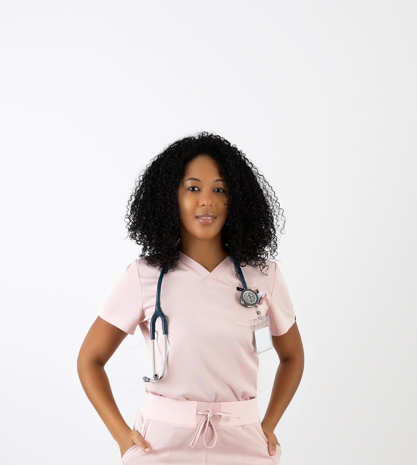 One Pocket V-Neck Scrub Top